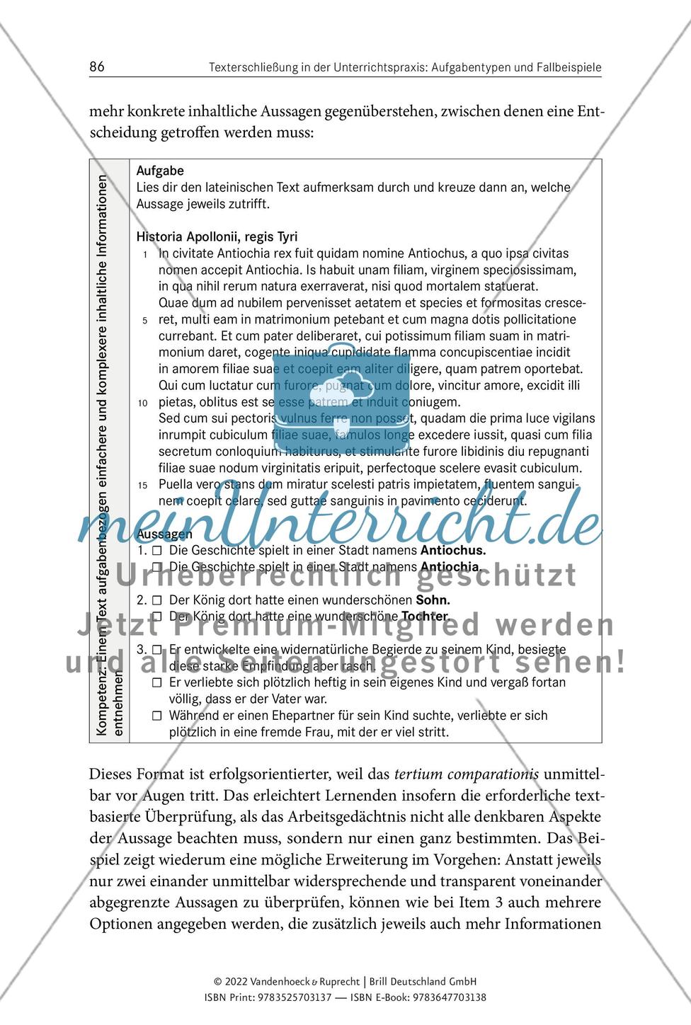 Texterschließung in der Unterrichtspraxis: Aufgabentypen und Fallbeispiele Preview 55