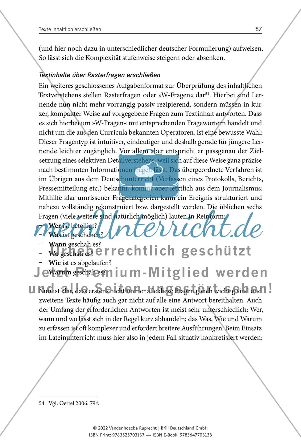 Texterschließung in der Unterrichtspraxis: Aufgabentypen und Fallbeispiele Preview 56