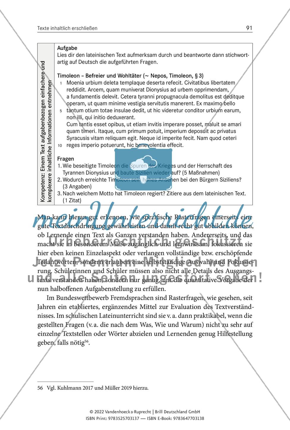 Texterschließung in der Unterrichtspraxis: Aufgabentypen und Fallbeispiele Preview 60