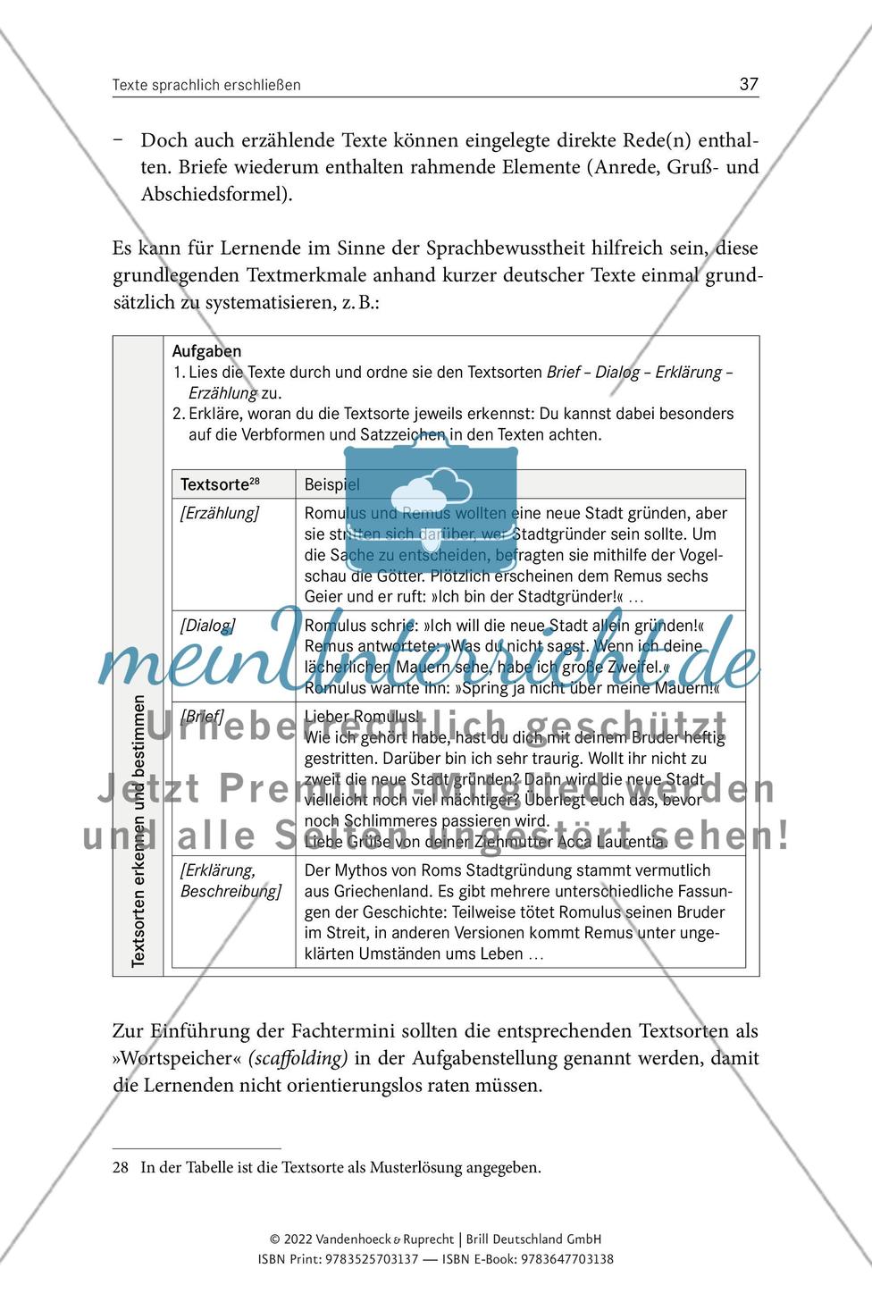 Texterschließung in der Unterrichtspraxis: Aufgabentypen und Fallbeispiele Preview 6