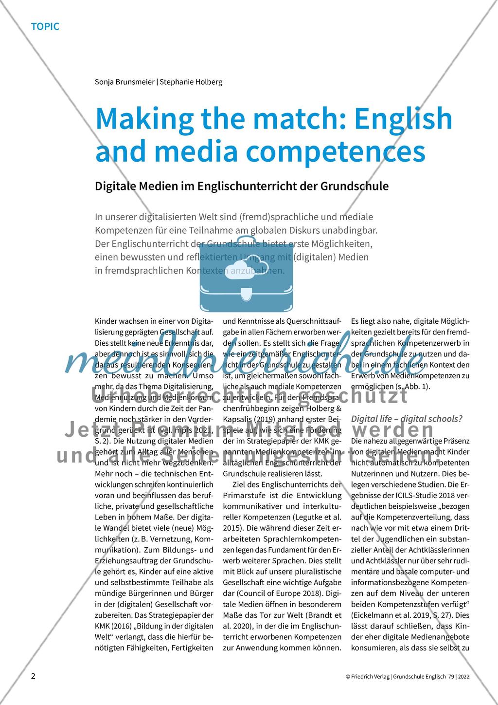 Making the match: English and media competences Preview 1