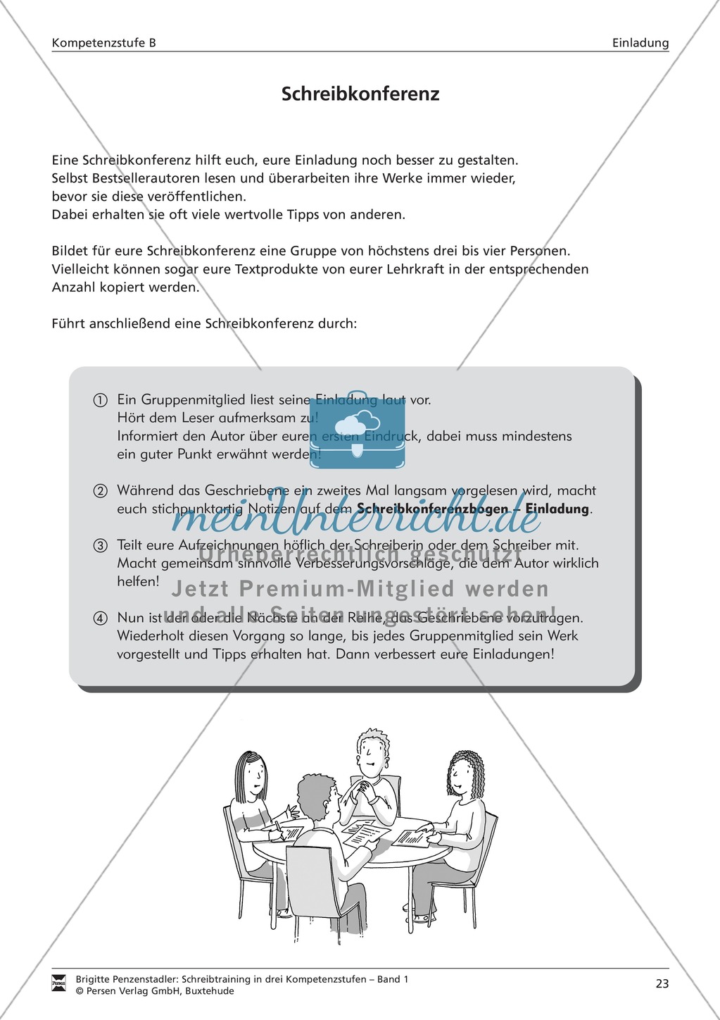 Schreibtraining Kompetenzstufe B: Einladung: Arbeitsblätter mit Lösungen Preview 10
