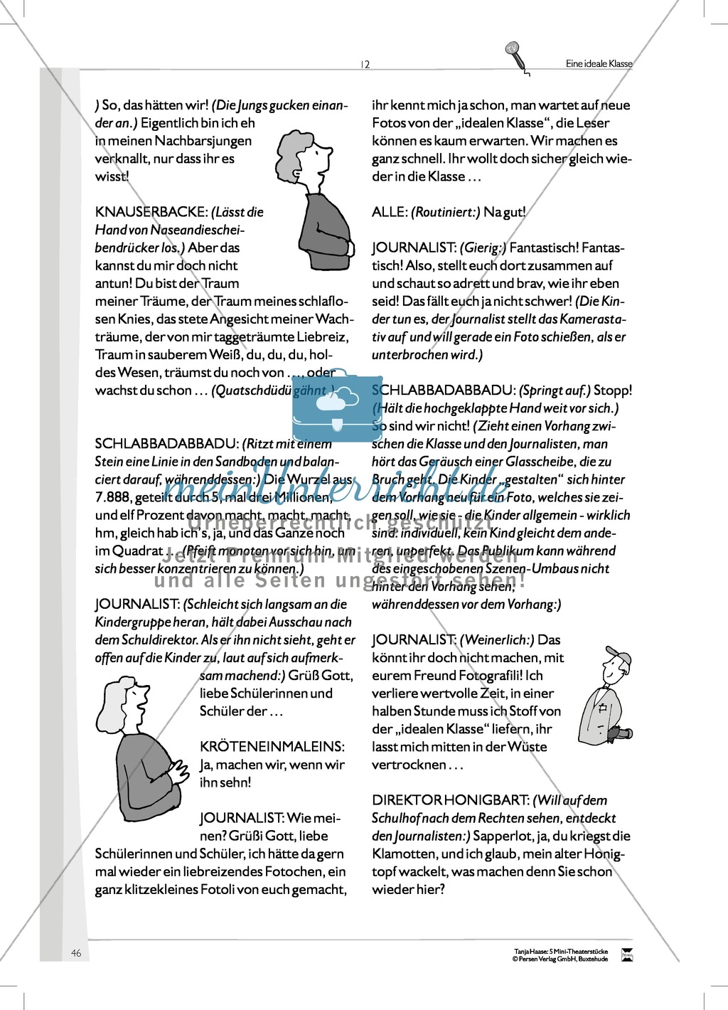 Eine ideale Klasse: Mini-Theaterstück (Thema Spielen, Lernen und Individualität) Preview 12
