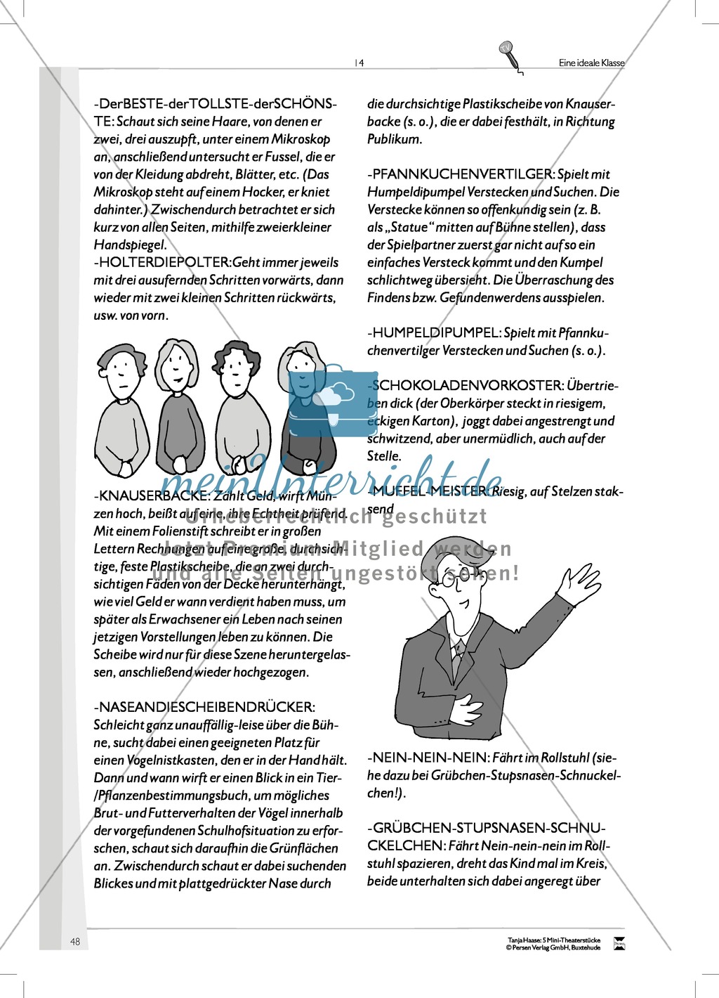 Eine ideale Klasse: Mini-Theaterstück (Thema Spielen, Lernen und Individualität) Preview 14