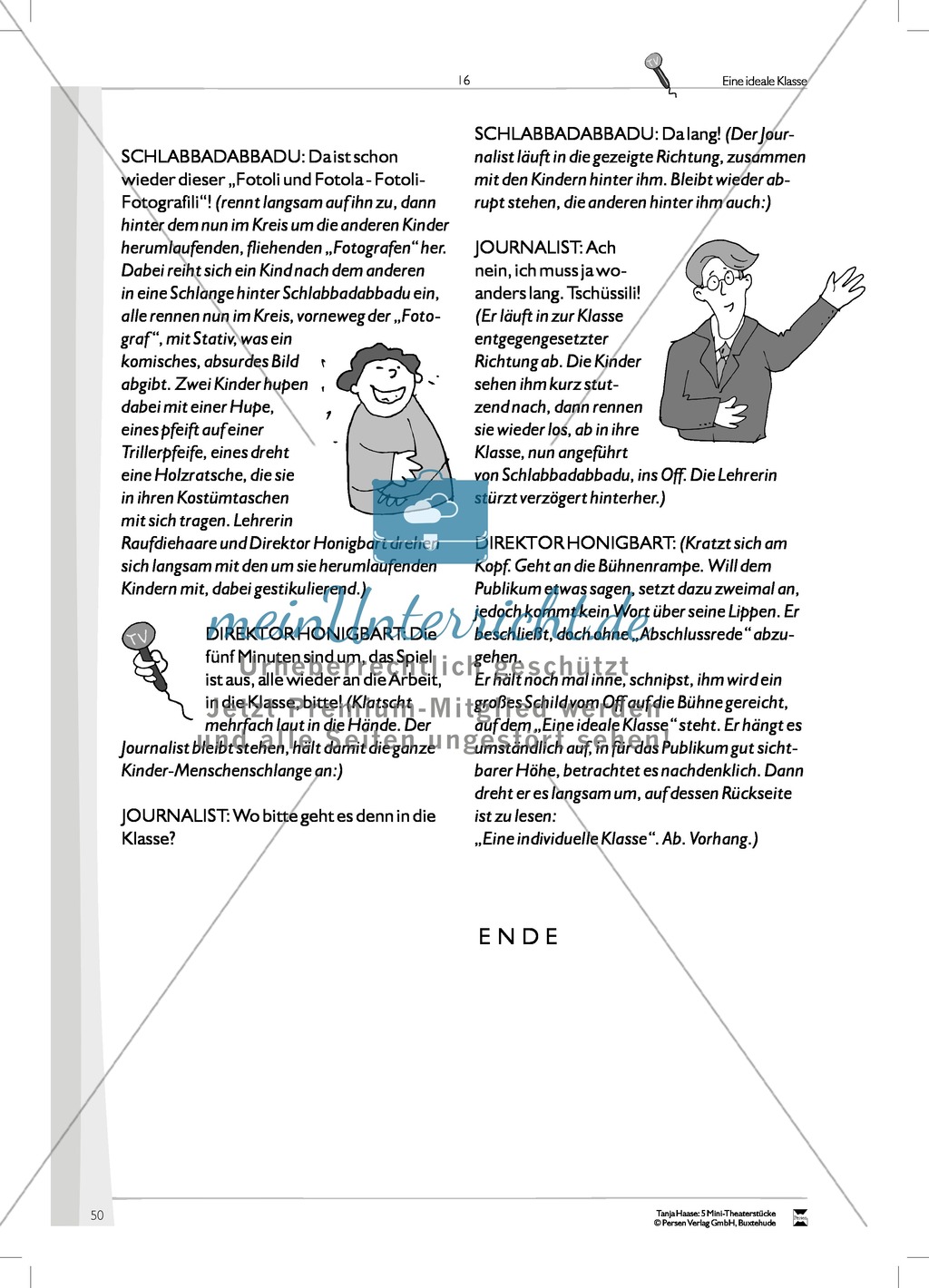 Eine ideale Klasse: Mini-Theaterstück (Thema Spielen, Lernen und Individualität) Preview 16