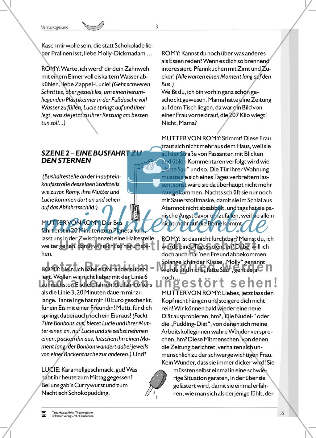 Verrückt gesund: Mini-Theaterstück und Arbeitsmaterialien Preview 10