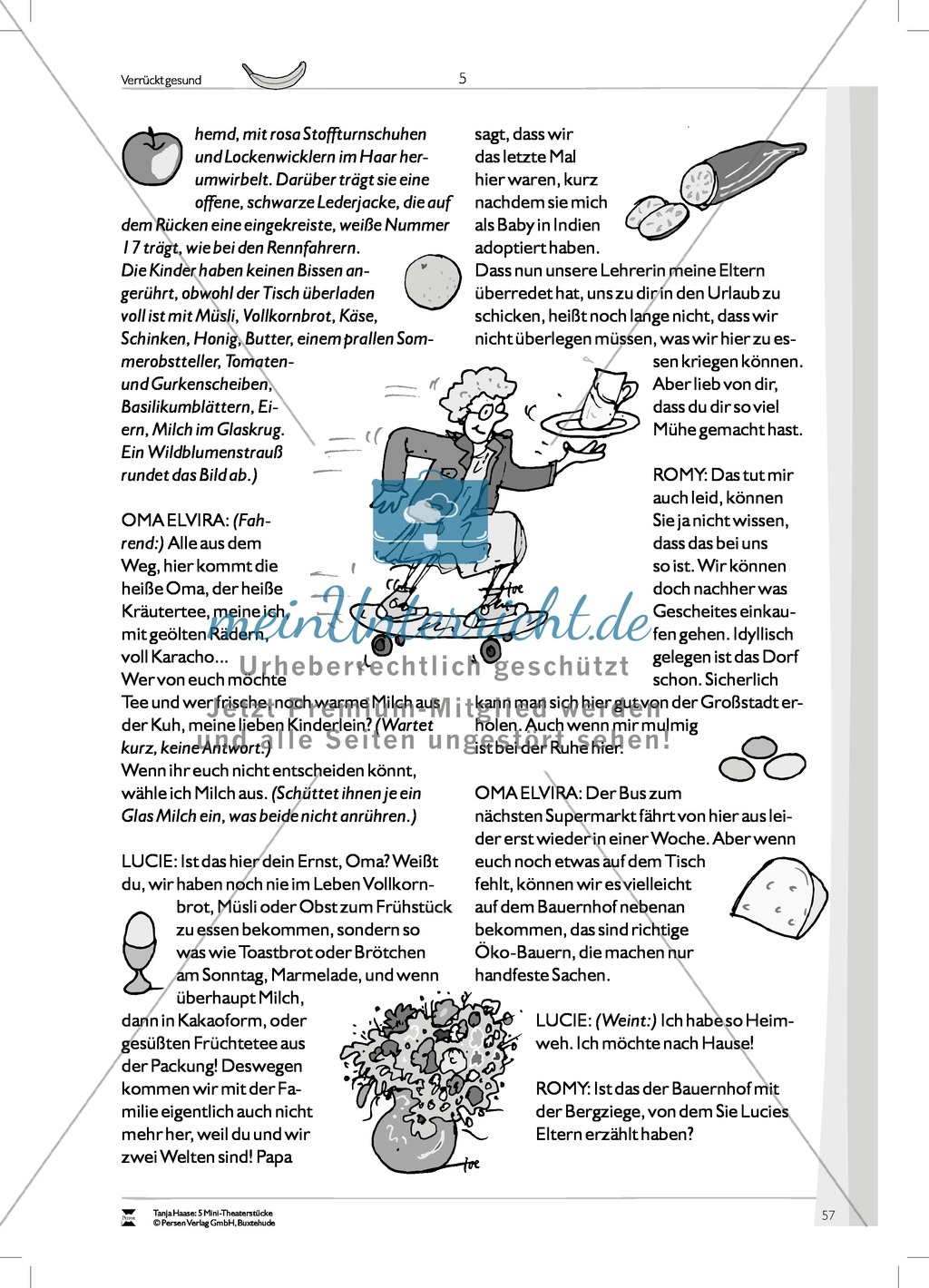 Verrückt gesund: Mini-Theaterstück und Arbeitsmaterialien Preview 12