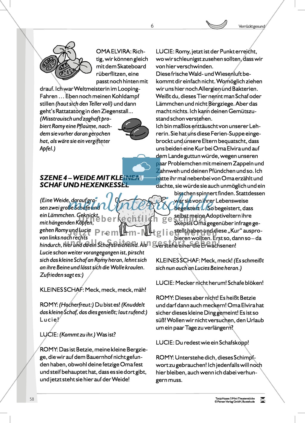 Verrückt gesund: Mini-Theaterstück und Arbeitsmaterialien Preview 13