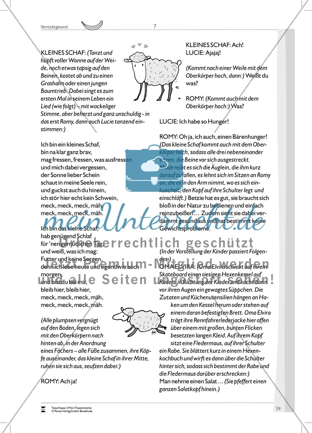 Verrückt gesund: Mini-Theaterstück und Arbeitsmaterialien Preview 14