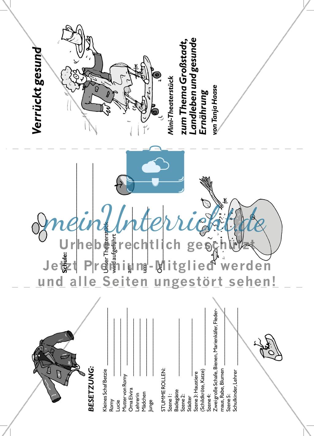 Verrückt gesund: Mini-Theaterstück und Arbeitsmaterialien Preview 6