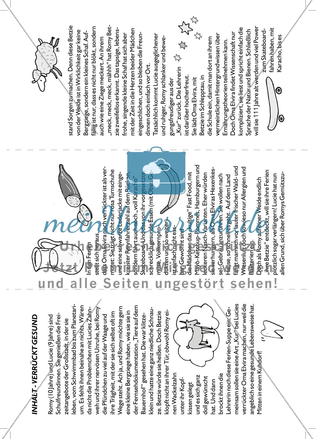 Verrückt gesund: Mini-Theaterstück und Arbeitsmaterialien Preview 7