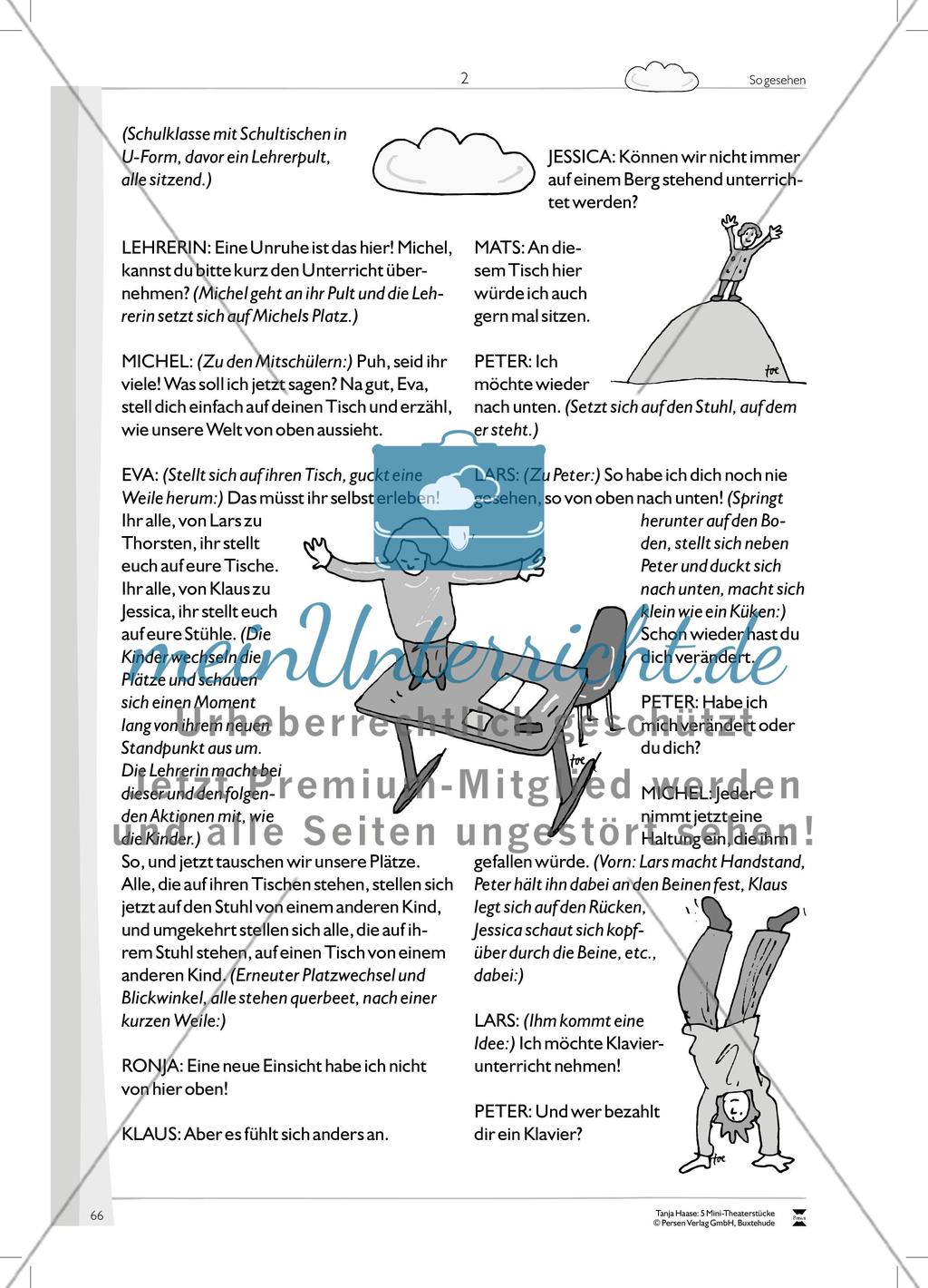 So gesehen: Mini-Theaterstück (Thema Sinnliche Wahrnehmung und Gruppengefühl) Preview 2