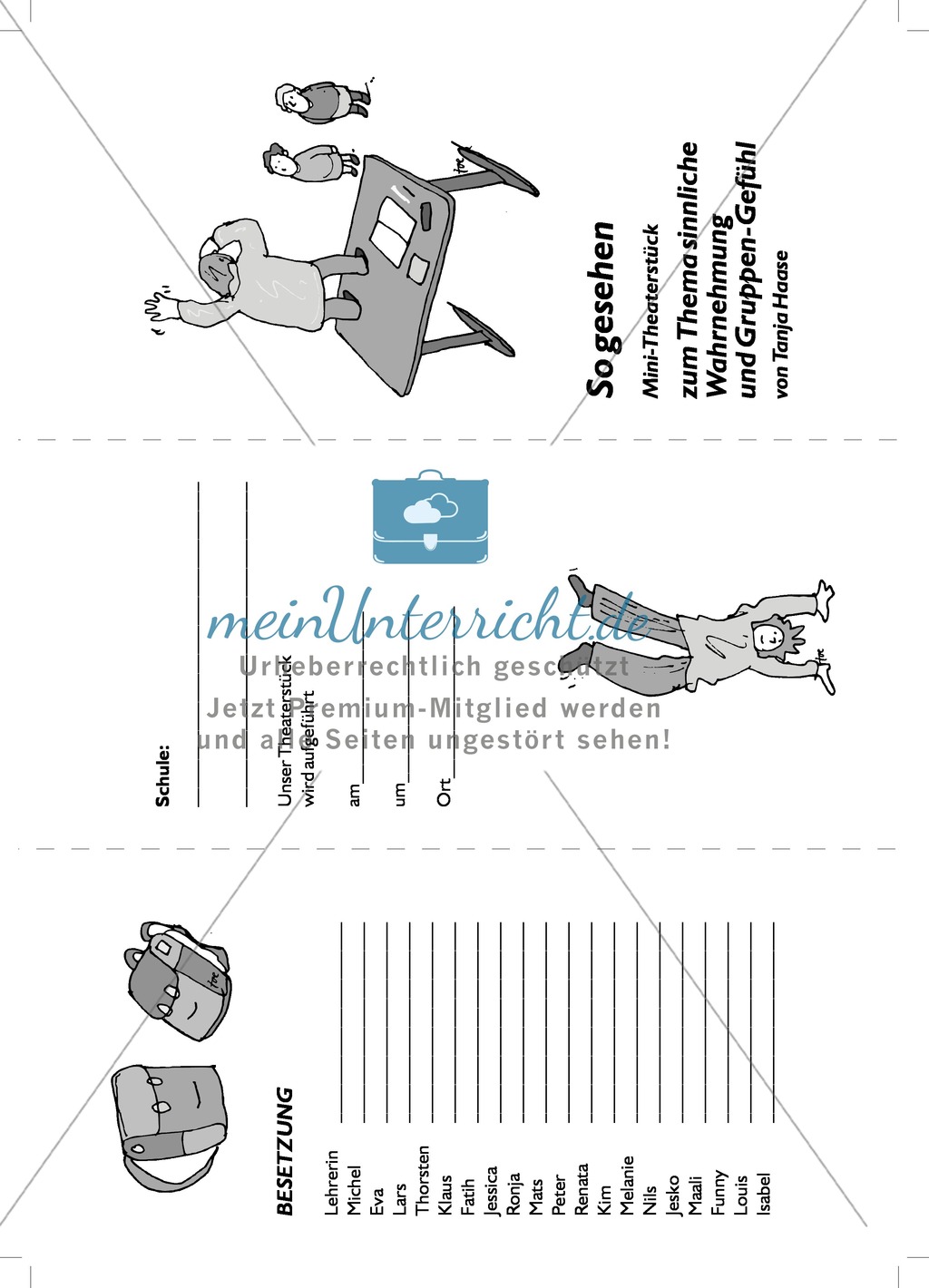 So gesehen: Mini-Theaterstück und Arbeitsmaterial Preview 3