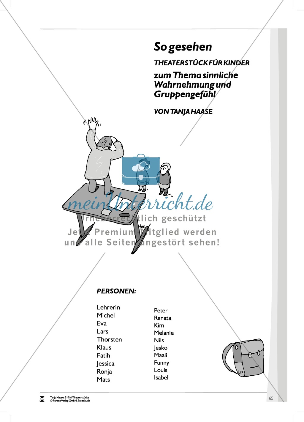 So gesehen: Mini-Theaterstück und Arbeitsmaterial Preview 5