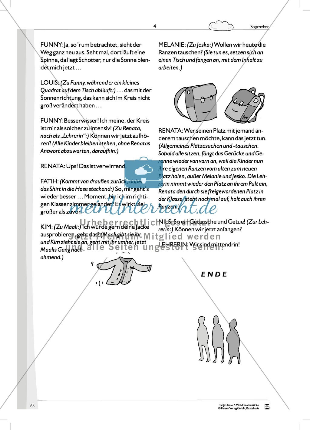 So gesehen: Mini-Theaterstück und Arbeitsmaterial Preview 8