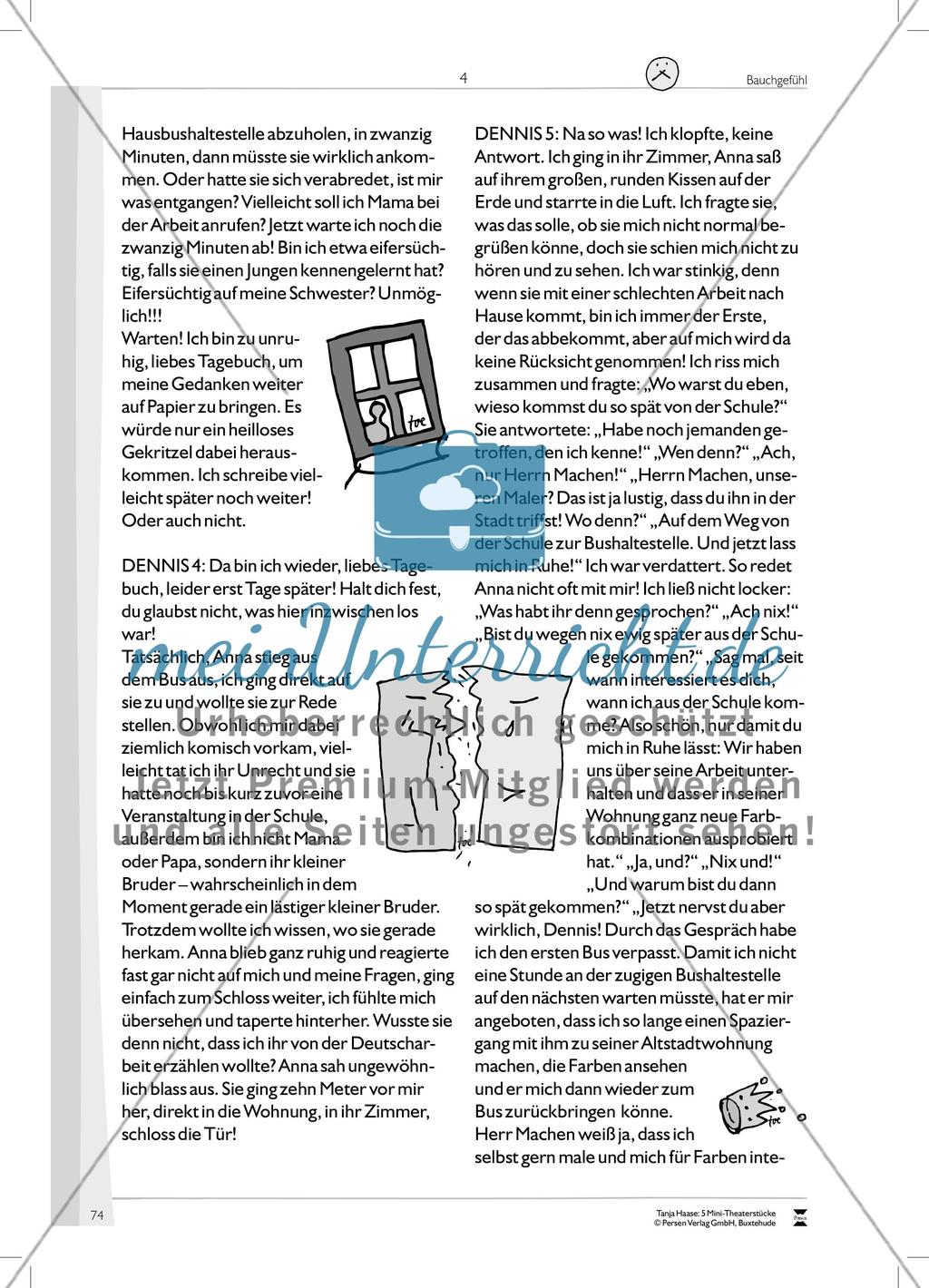 Bauchgefühl: Mini-Theaterstück und Arbeitsmaterial Preview 10