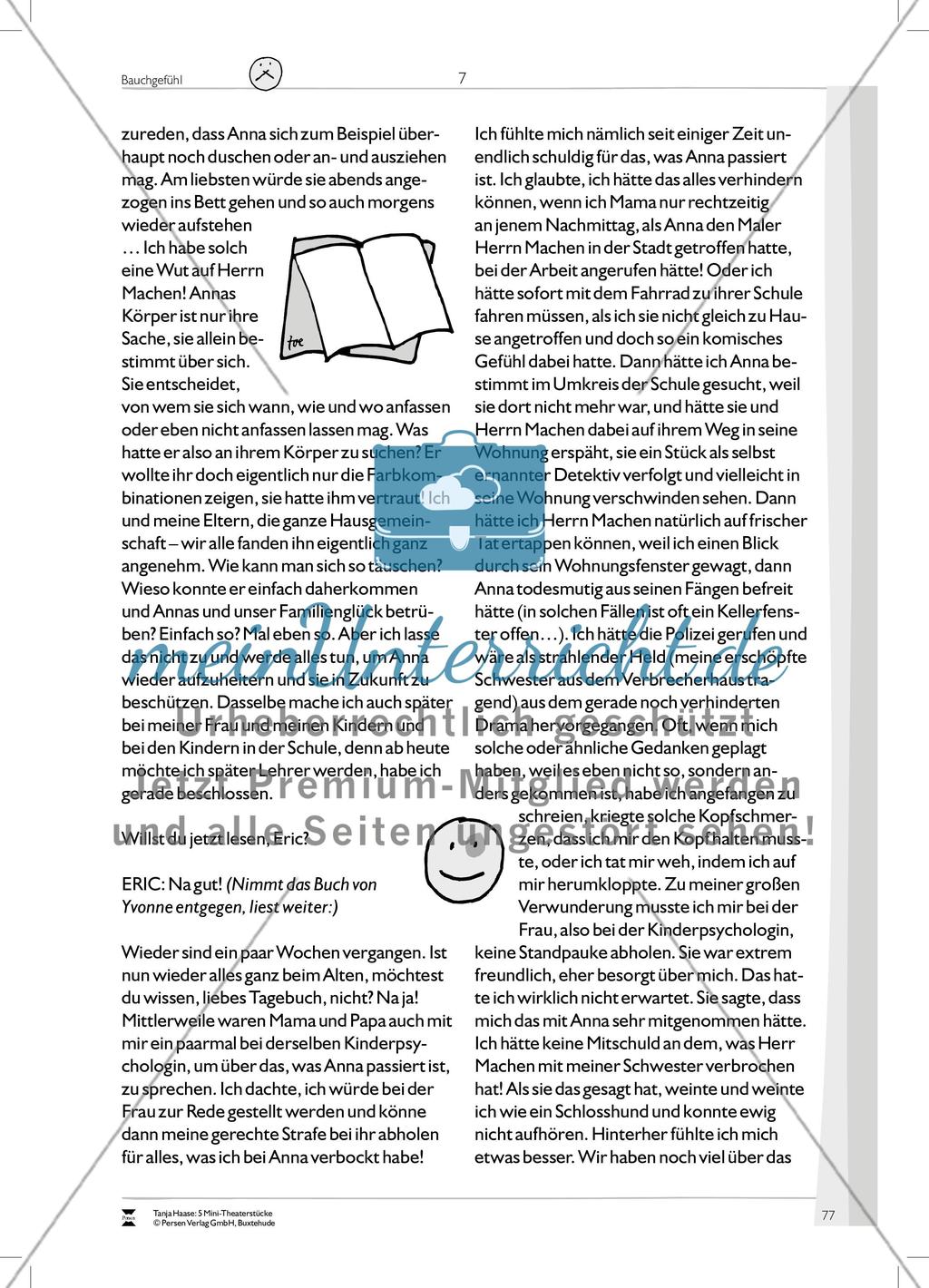 Bauchgefühl: Mini-Theaterstück und Arbeitsmaterial Preview 13