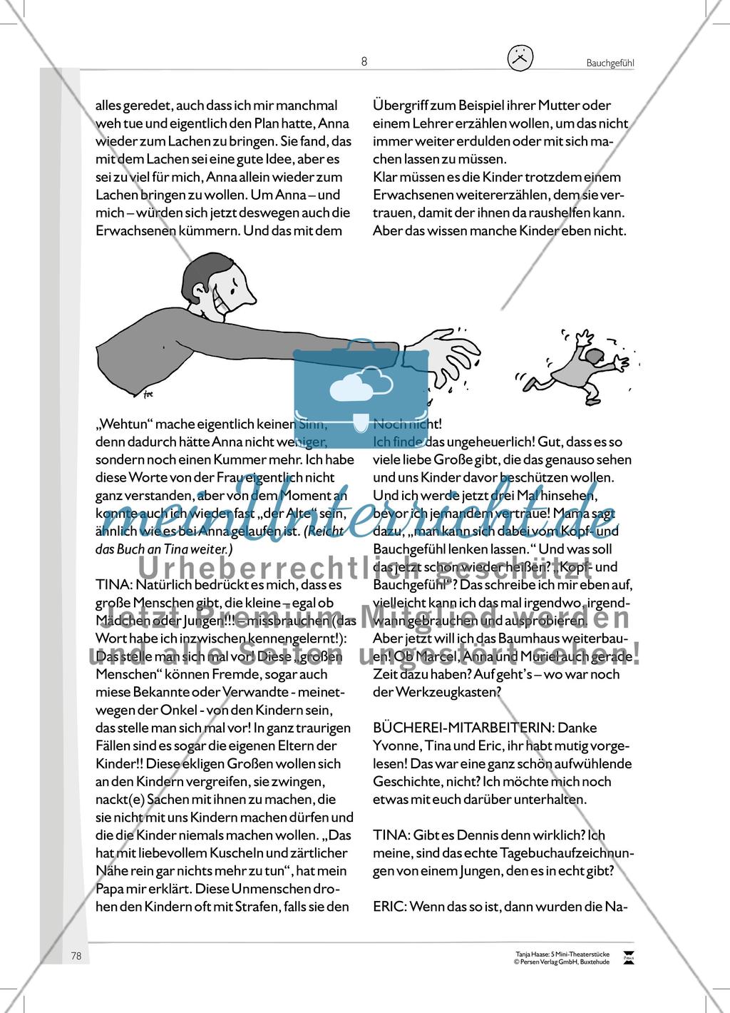 Bauchgefühl: Mini-Theaterstück und Arbeitsmaterial Preview 14