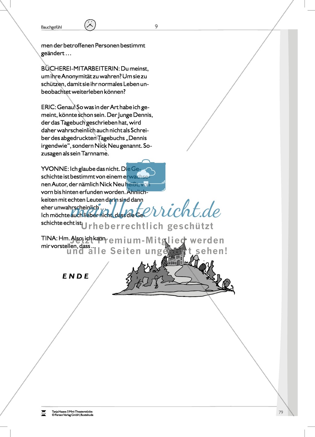 Bauchgefühl: Mini-Theaterstück und Arbeitsmaterial Preview 15