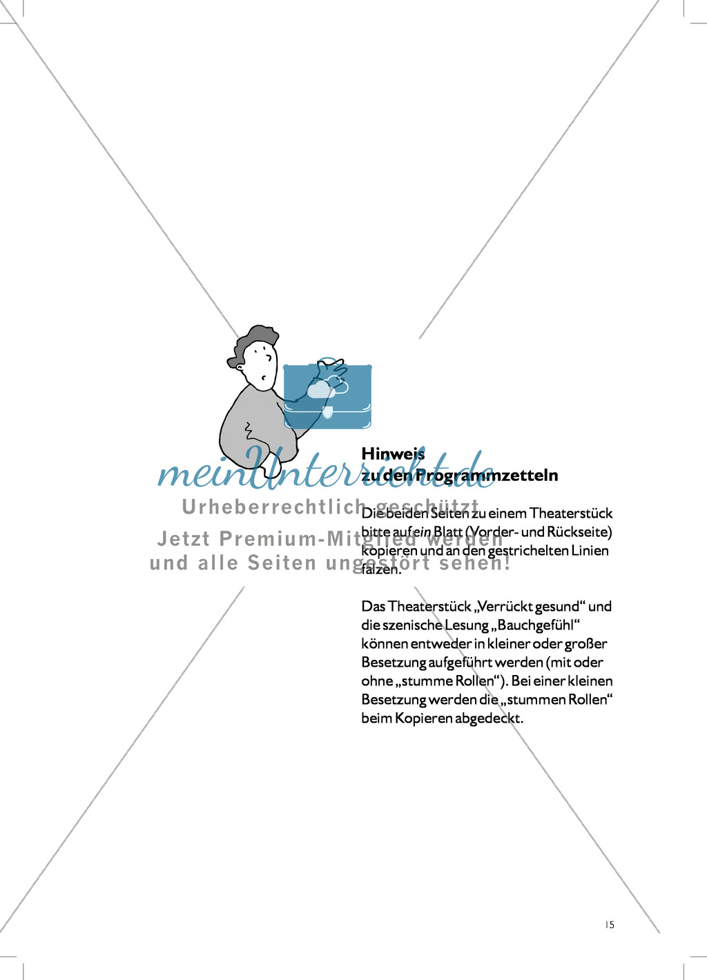 Bauchgefühl: Mini-Theaterstück und Arbeitsmaterial Preview 4