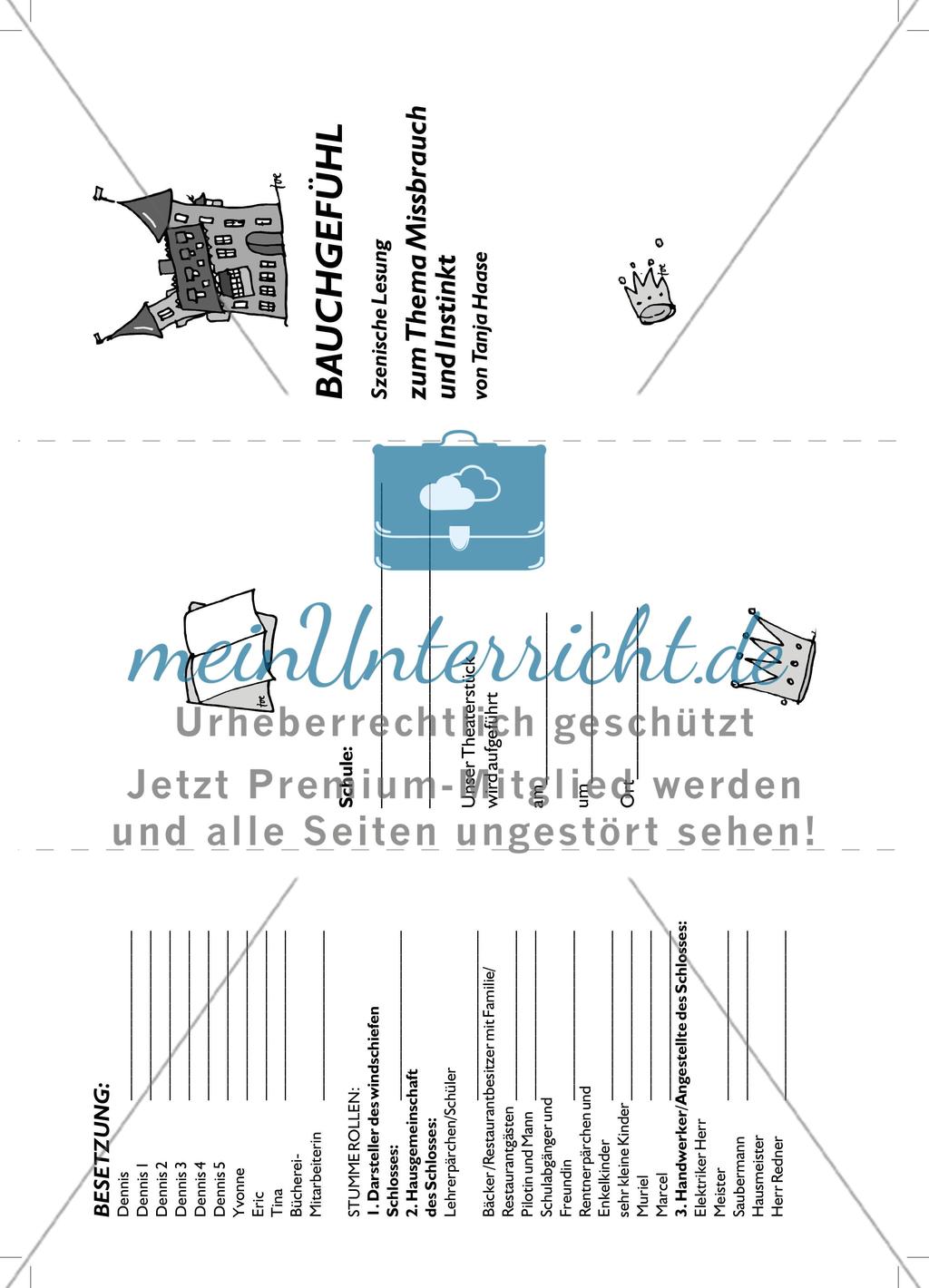 Bauchgefühl: Mini-Theaterstück und Arbeitsmaterial Preview 5