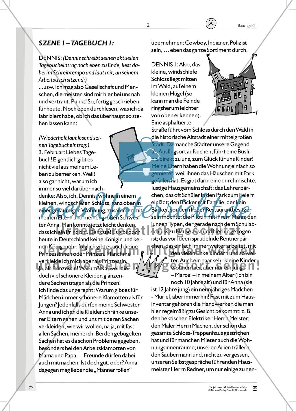 Bauchgefühl: Mini-Theaterstück und Arbeitsmaterial Preview 8