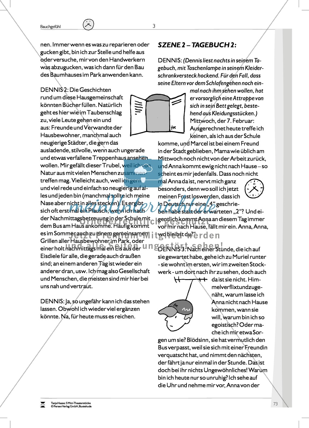 Bauchgefühl: Mini-Theaterstück und Arbeitsmaterial Preview 9