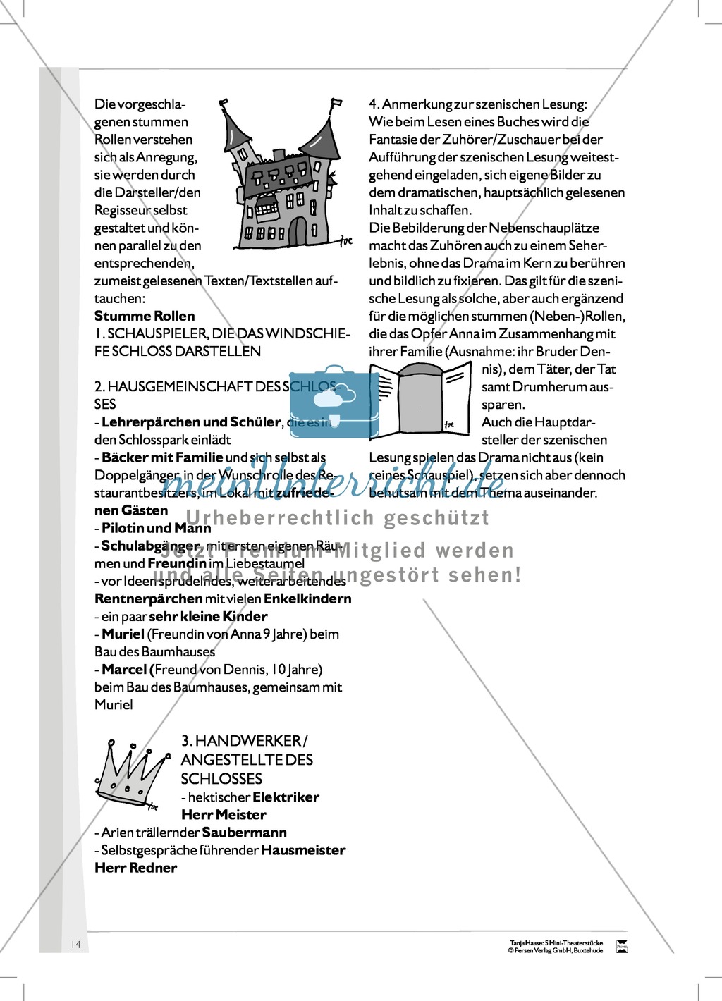 Bauchgefühl: Inhalt, Inszenierungsanweisungen und Programmzettel zum Theaterstück Preview 3