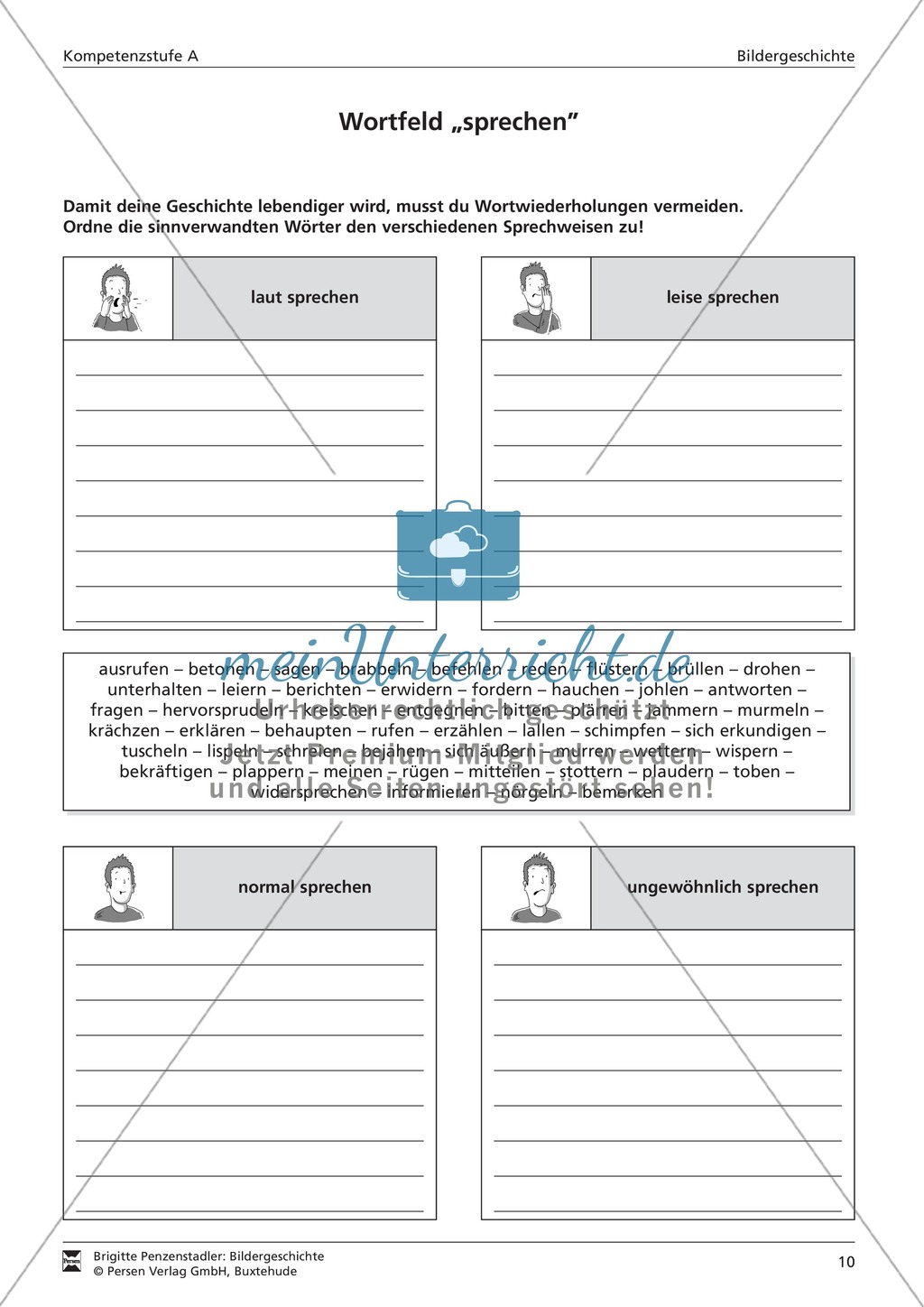 Vielfalt im Ausdruck durch Vermeidung von Wortwiederholungen: Übung und Lösung Preview 1