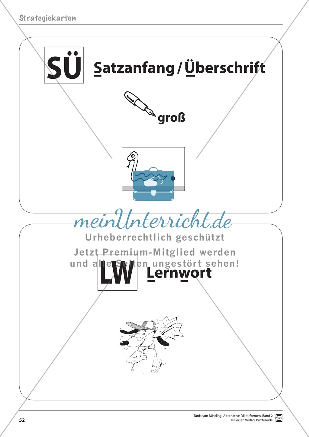 Alternative Diktatformen: "Das kommentierte Diktat - Rechtschreiberegeln verbalisieren" - Strategiekarten + Fehlersätze + Fehleranalyse Preview 4