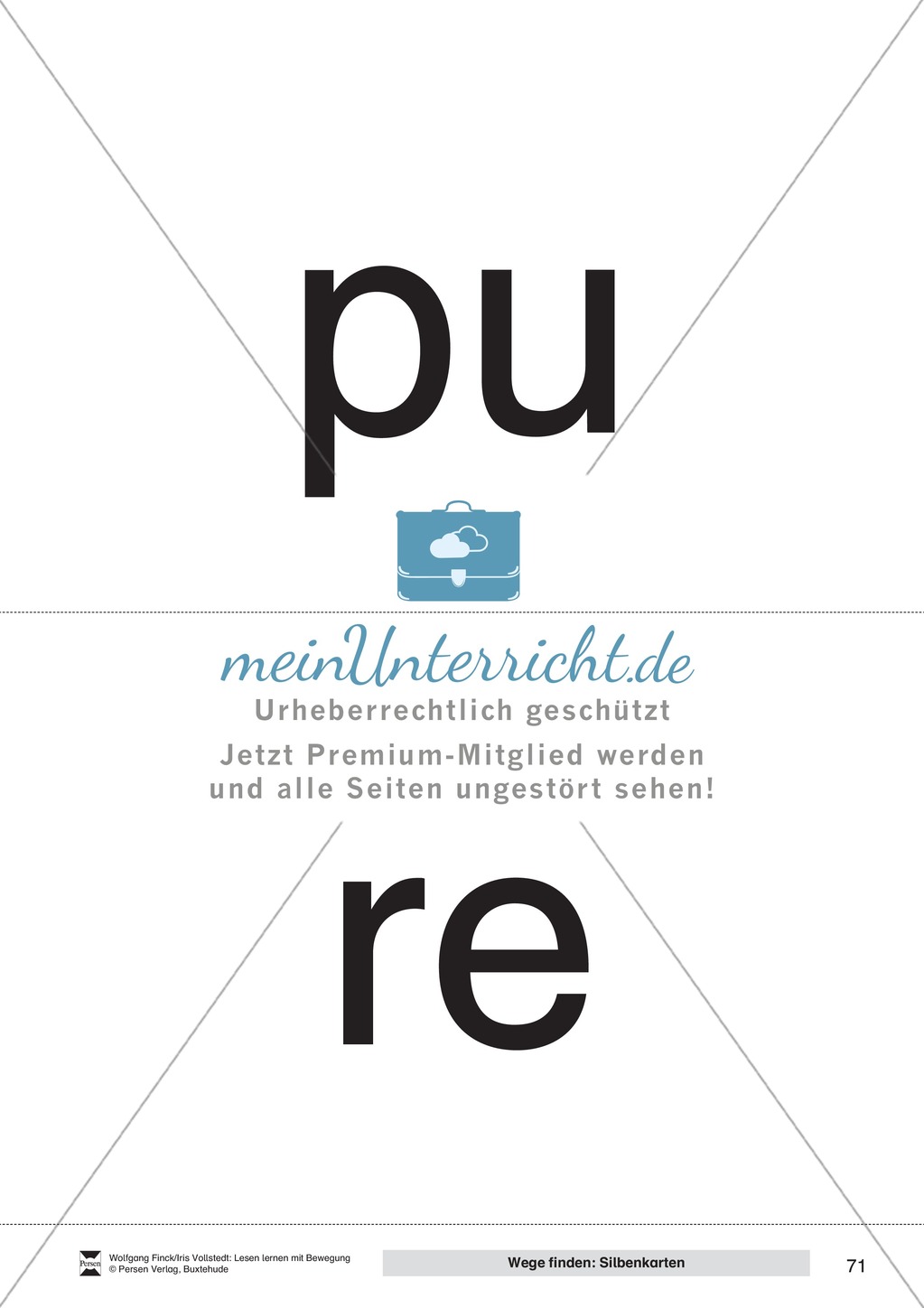 Lesen lernen mit Bewegung: "Wortebene" - Anleitungen + Aufgaben + Material Preview 15