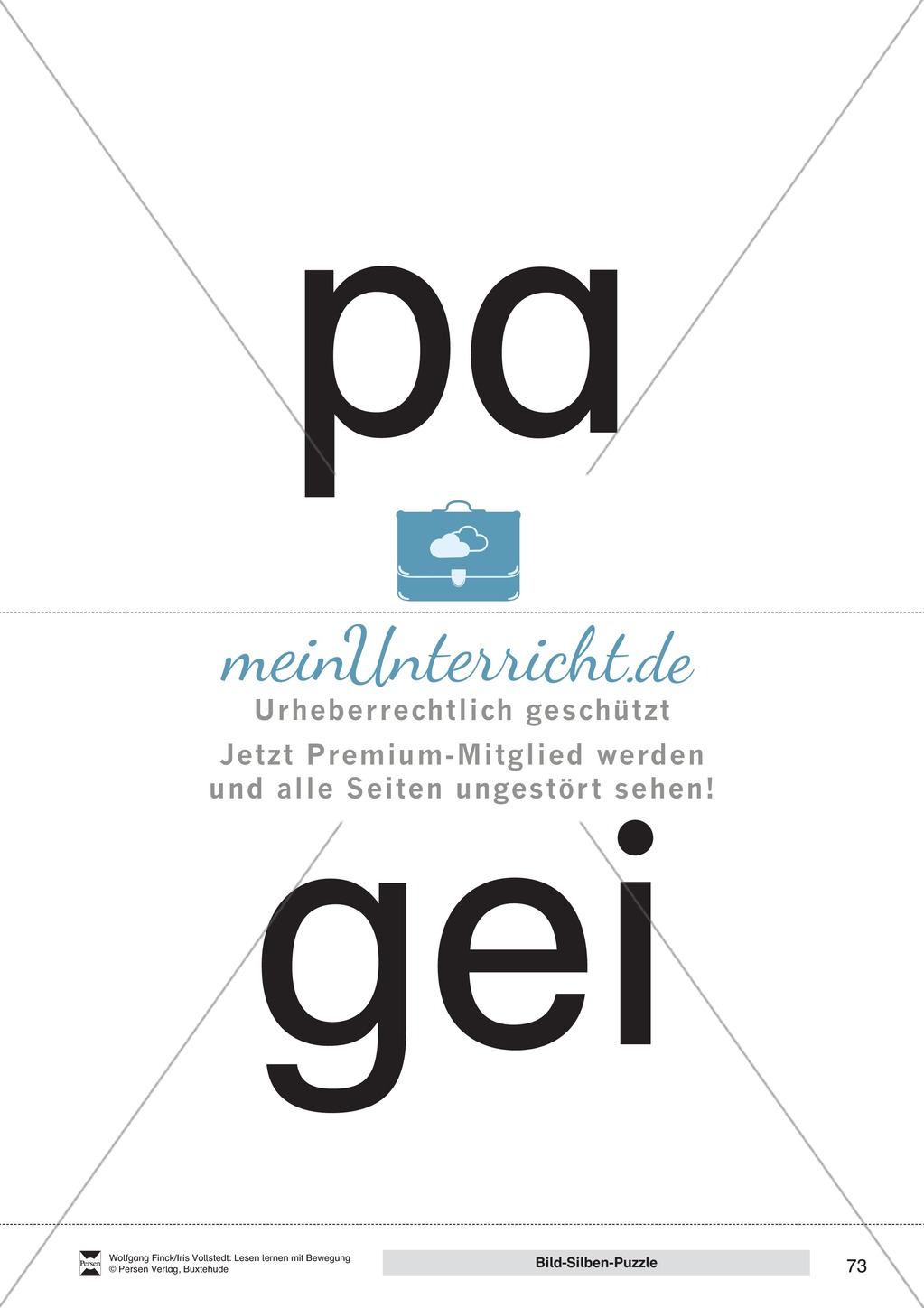 Lesen lernen mit Bewegung: "Wortebene" - Anleitungen + Aufgaben + Material Preview 17