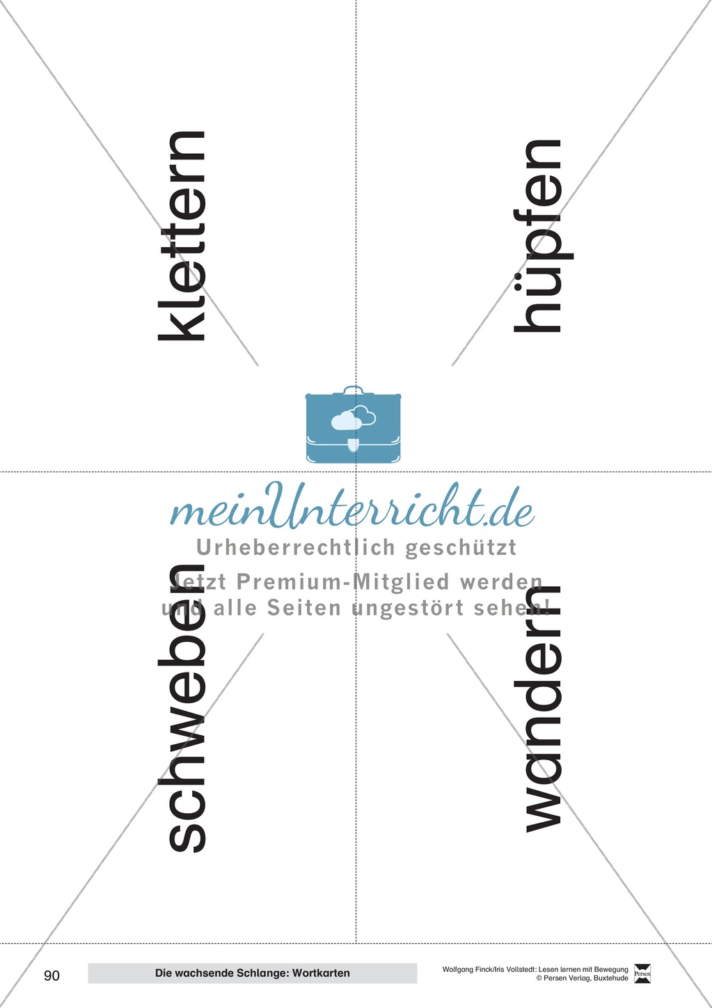 Lesen lernen mit Bewegung: "Wortebene" - Anleitungen + Aufgaben + Material Preview 34