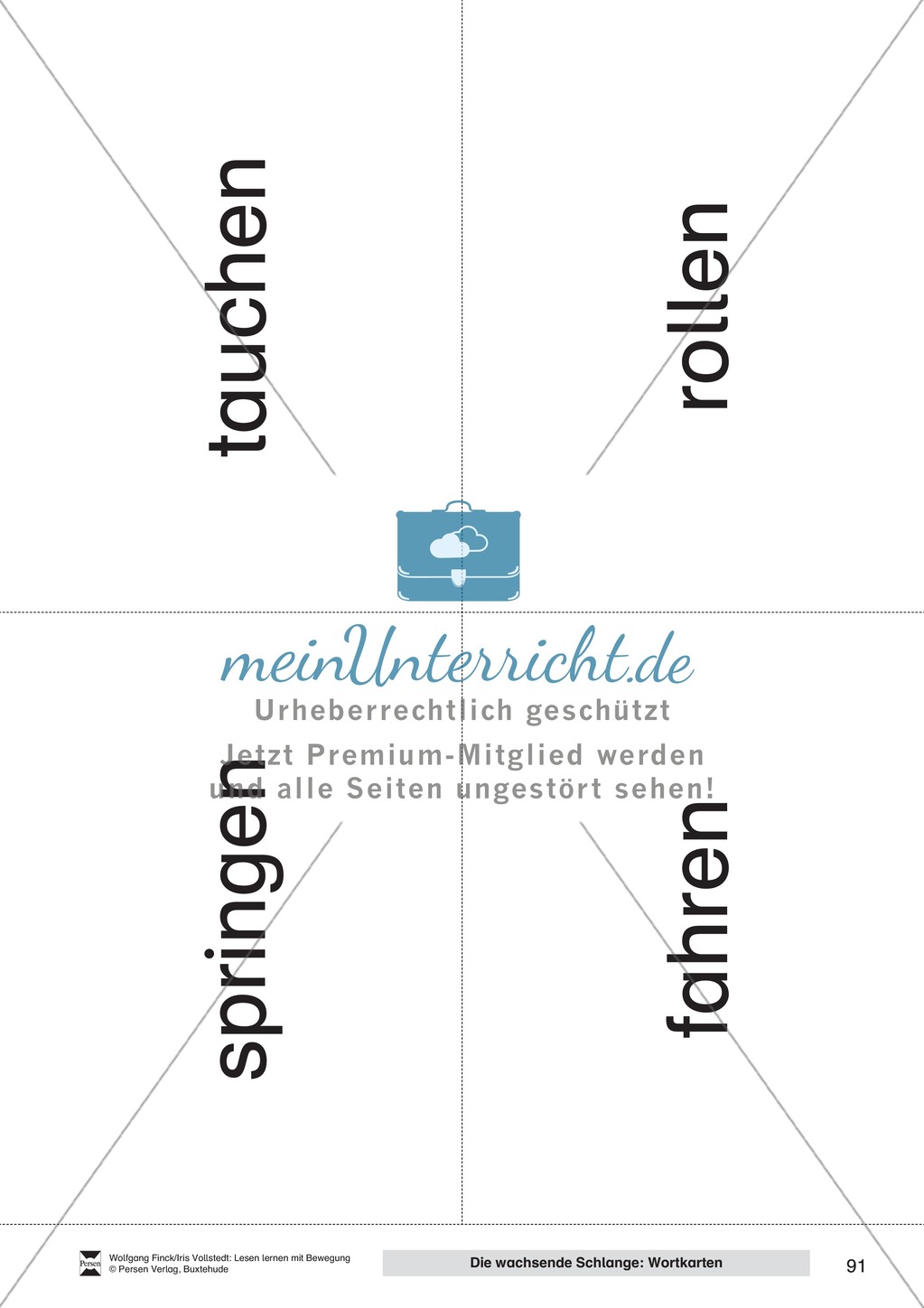Lesen lernen mit Bewegung: "Wortebene" - Anleitungen + Aufgaben + Material Preview 35
