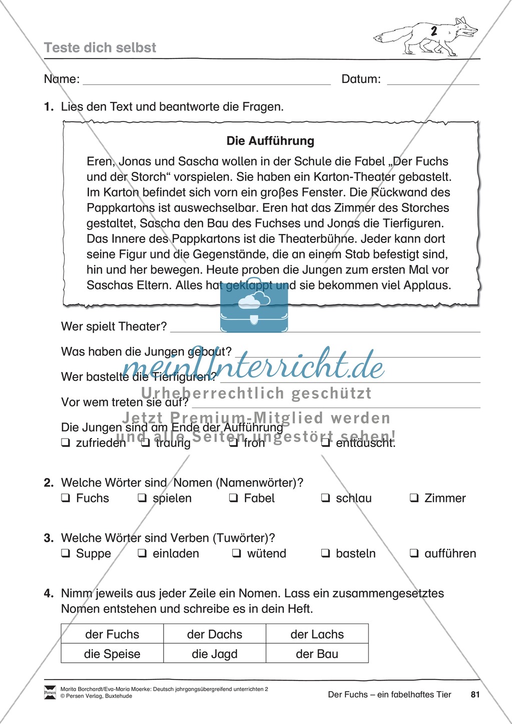 JÜL - Drei Differenzierungsstufen: