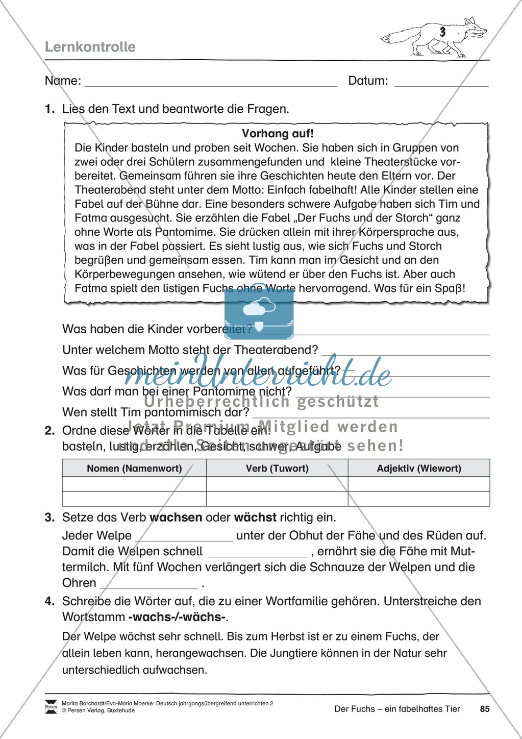 JÜL - Drei Differenzierungsstufen: