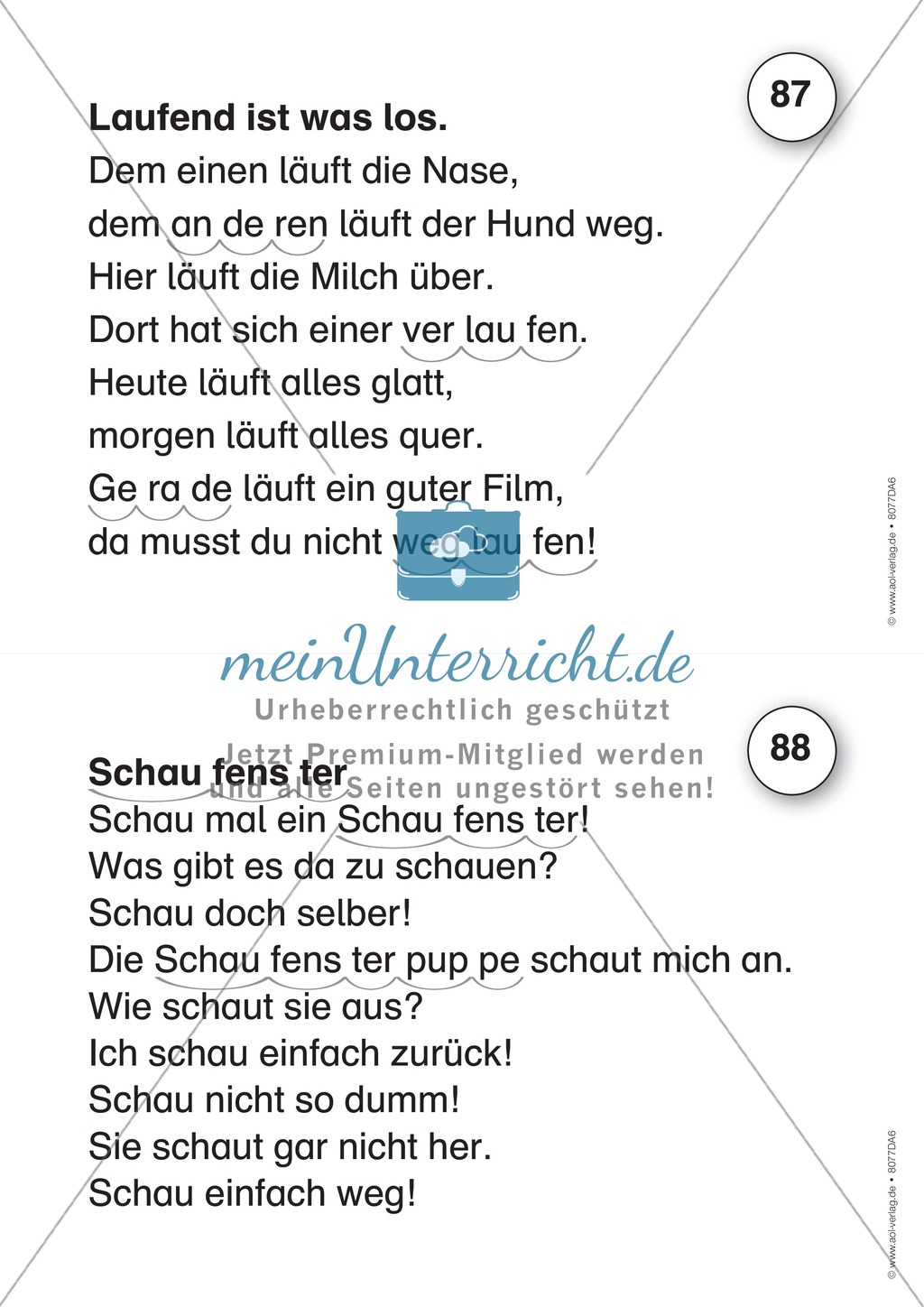 Der Lese-Trainer - Stufe 6 (längere Texte): Arbeitsblätter + Urkunde Preview 4