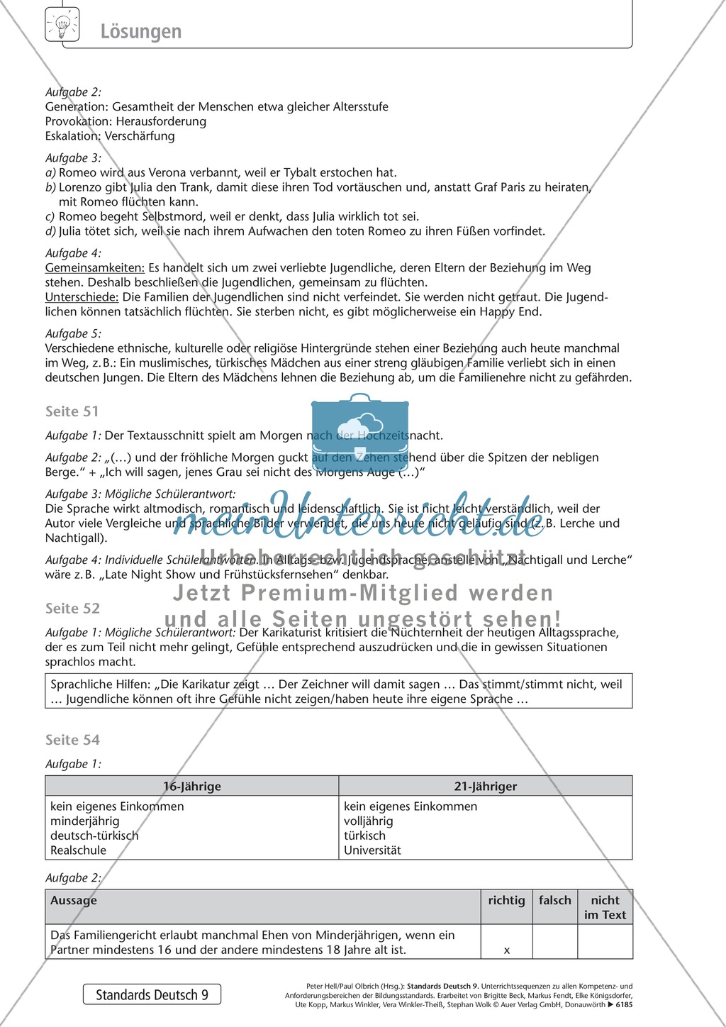 Textarbeit Eheschließung und Liebe: Karikatur, Text, Arbeitsblätter und Lösungen Preview 6