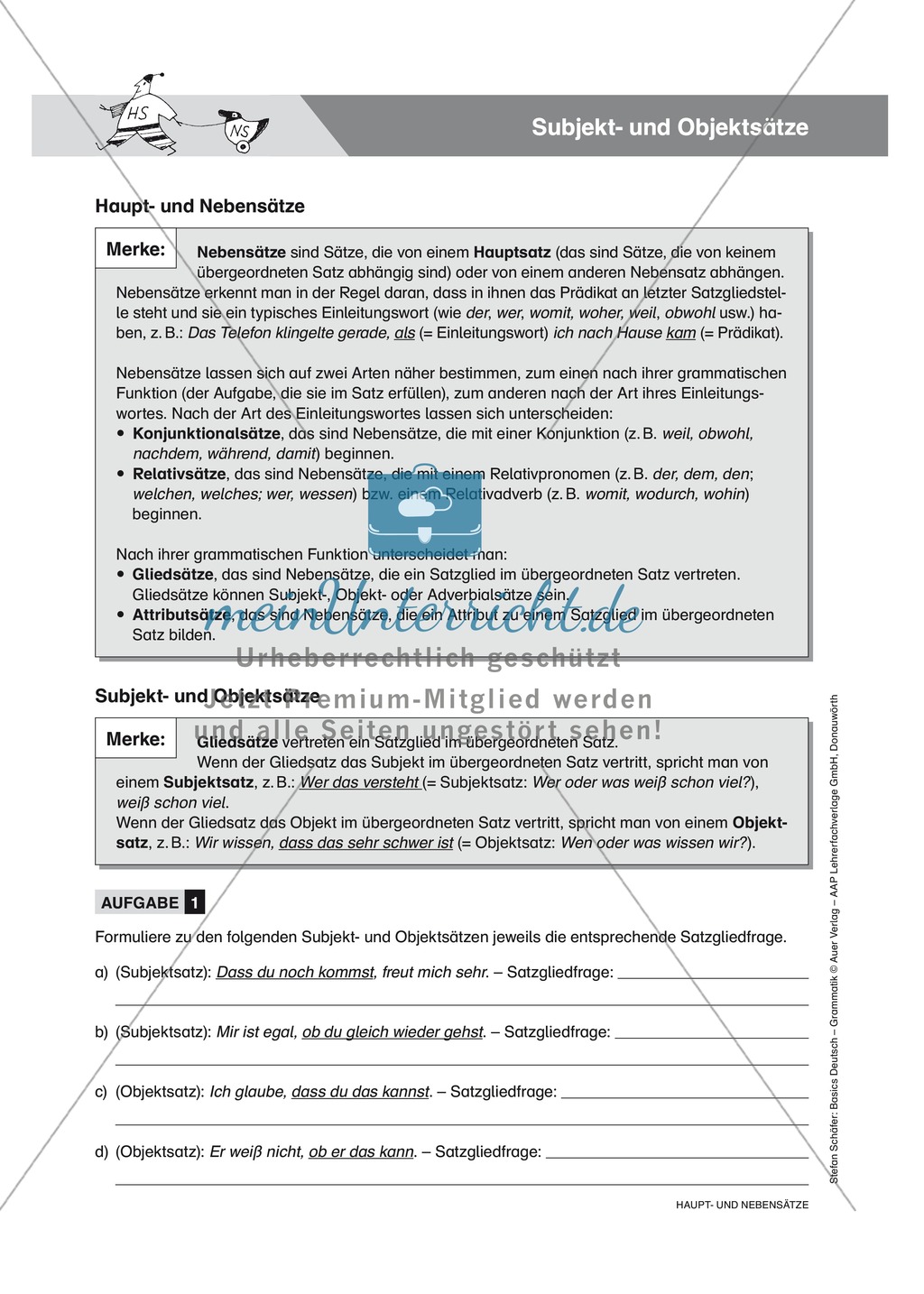 Adverbialsätze: Übungen und Lösung Preview 1
