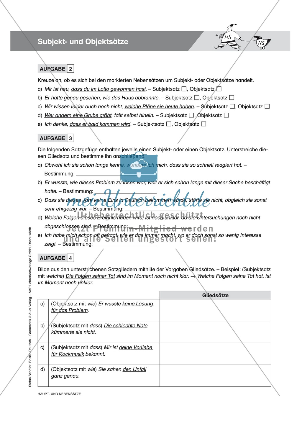 Adverbialsätze: Übungen und Lösung Preview 2