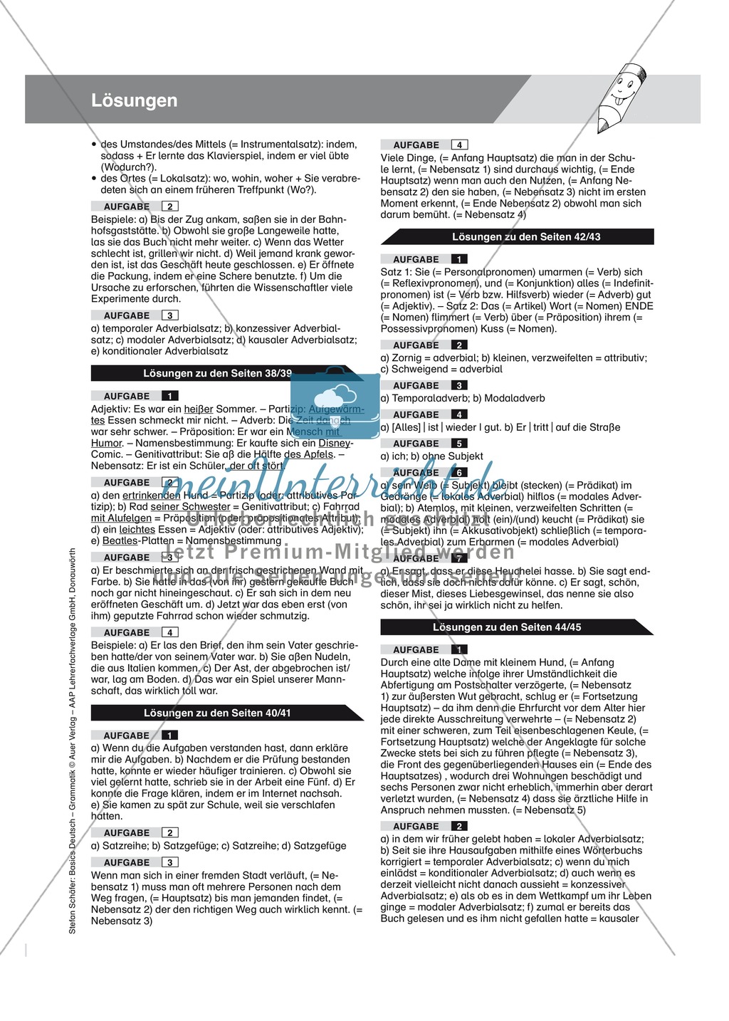 Adverbialsätze: Übungen und Lösung Preview 4