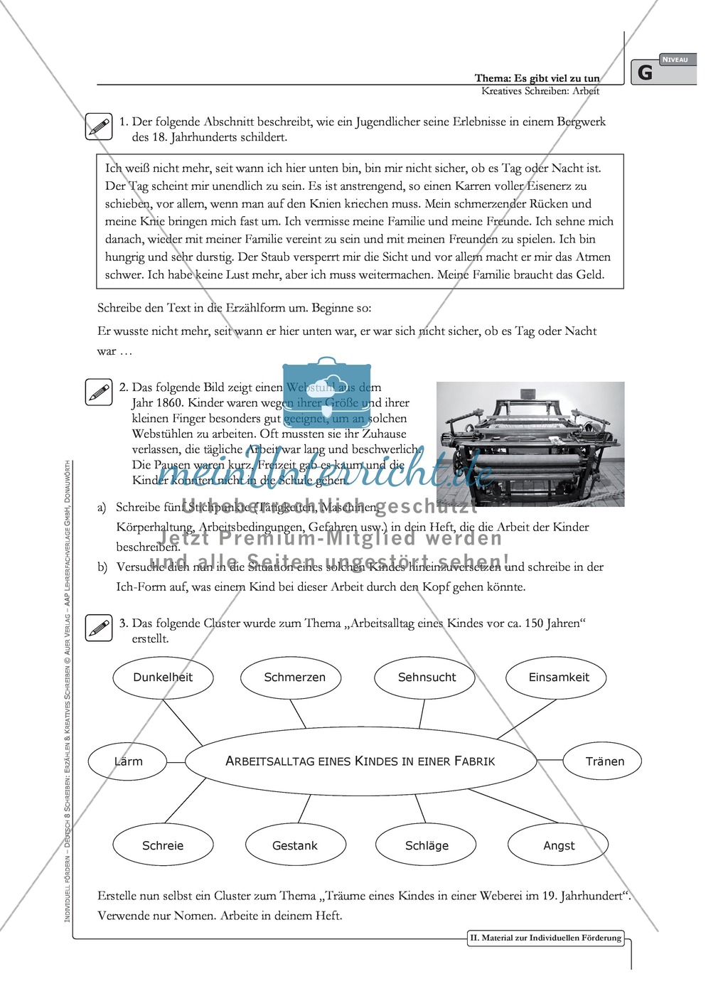 Kreatives Schreiben: Material zur individuellen Förderung: Aufgaben und Lösungsvorschläge Preview 3