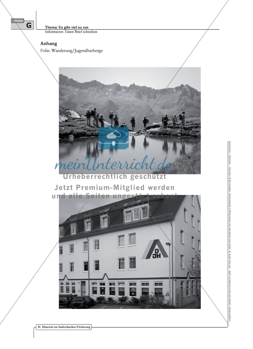 Einen Brief schreiben: Material zur individuellen Förderung mit Übungen und Lösungen Preview 2