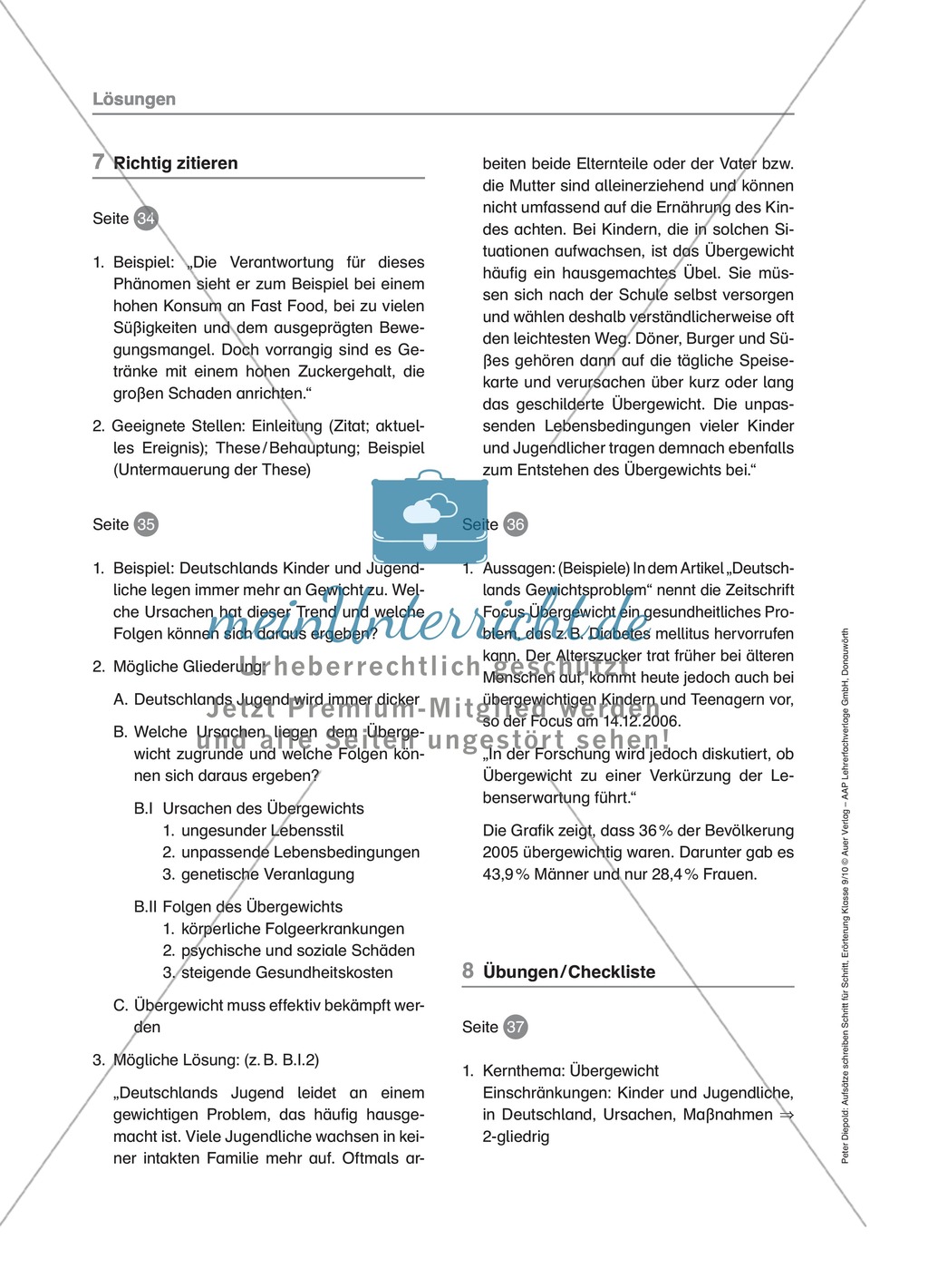 Zitieren: Übungen und Lösung Preview 4