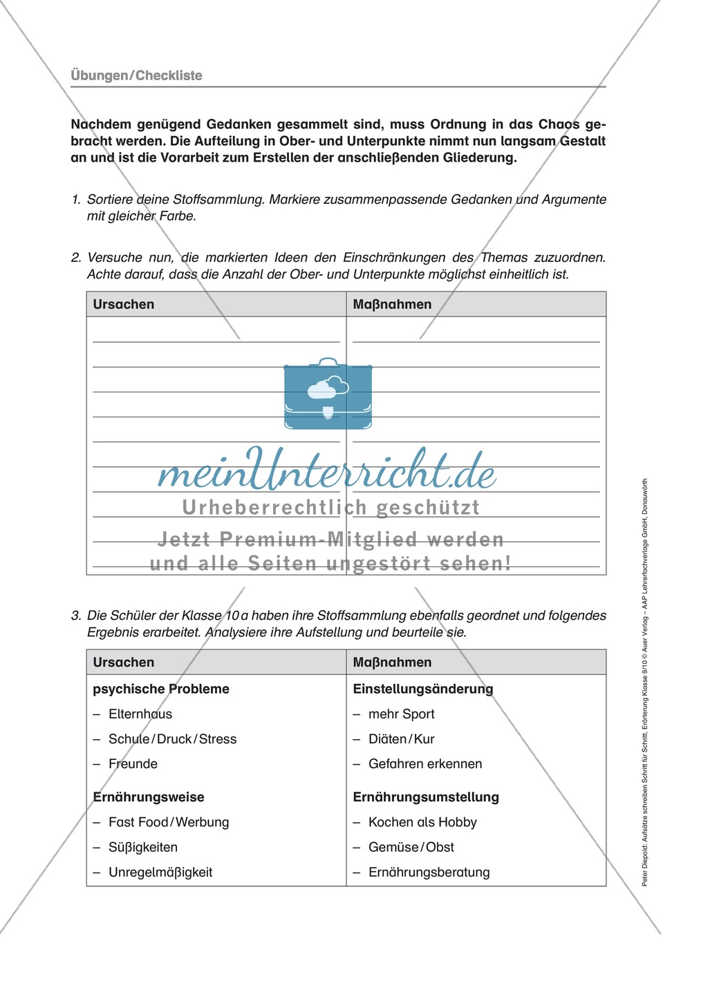 Die Erörterung: Checkliste, Übungen und Lösung Preview 4