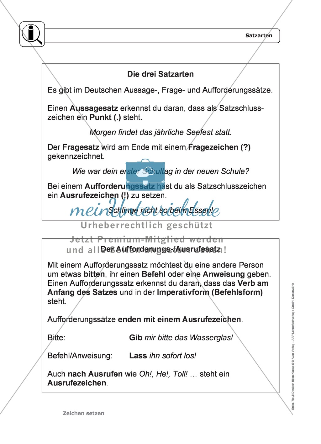 Zeichensetzung: Kommasetzung: Grundregeln, Arbeitsblätter und Lösungen Preview 1