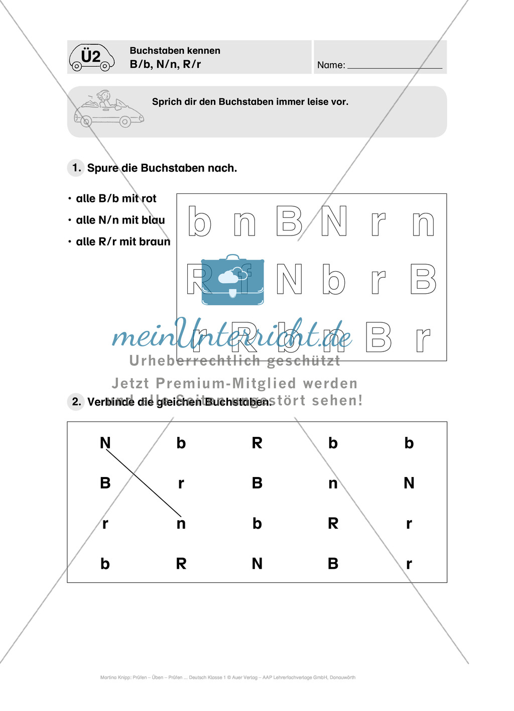 Führerschein - Buchstaben kennen: Vortest, Führerschein, Übungen und Tests Preview 8