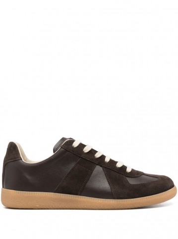 Schoenen voor voor Dames Schoenen voor voor Sneakers voor Lage sneakers Maison  Margiela Leer Tabi Low-top Sneakers in het Zwart allware.com.br