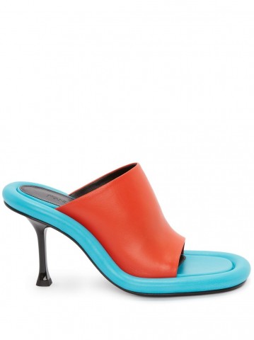 Hakken voor Dames Schoenen voor voor Hakken voor Muiltjes JW Anderson Leer  Bumper-tube Leren Muiltjes in het Zwart allware.com.br