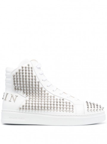 Schoenen voor voor Hoge sneakers Philipp Plein Retrokickz Tm Plein Star High -top Sneakers in het Wit Dames Schoenen voor voor Sneakers voor Hoge  sneakers allware.com.br
